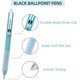 thumbnail image 5 of Bolígrafos negros de punta media, bolígrafo de trabajo de 0,5mm con agarre súper suave, bolígrafos para hombres y mujeres, bolígrafos retráctiles de oficina, 5 of 5