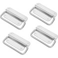 thumbnail image 1 of Manijas plegables de acero inoxidable, manijas plegables para cajas de herramientas, manijas de metal para puertas (4 piezas), 1 of 5
