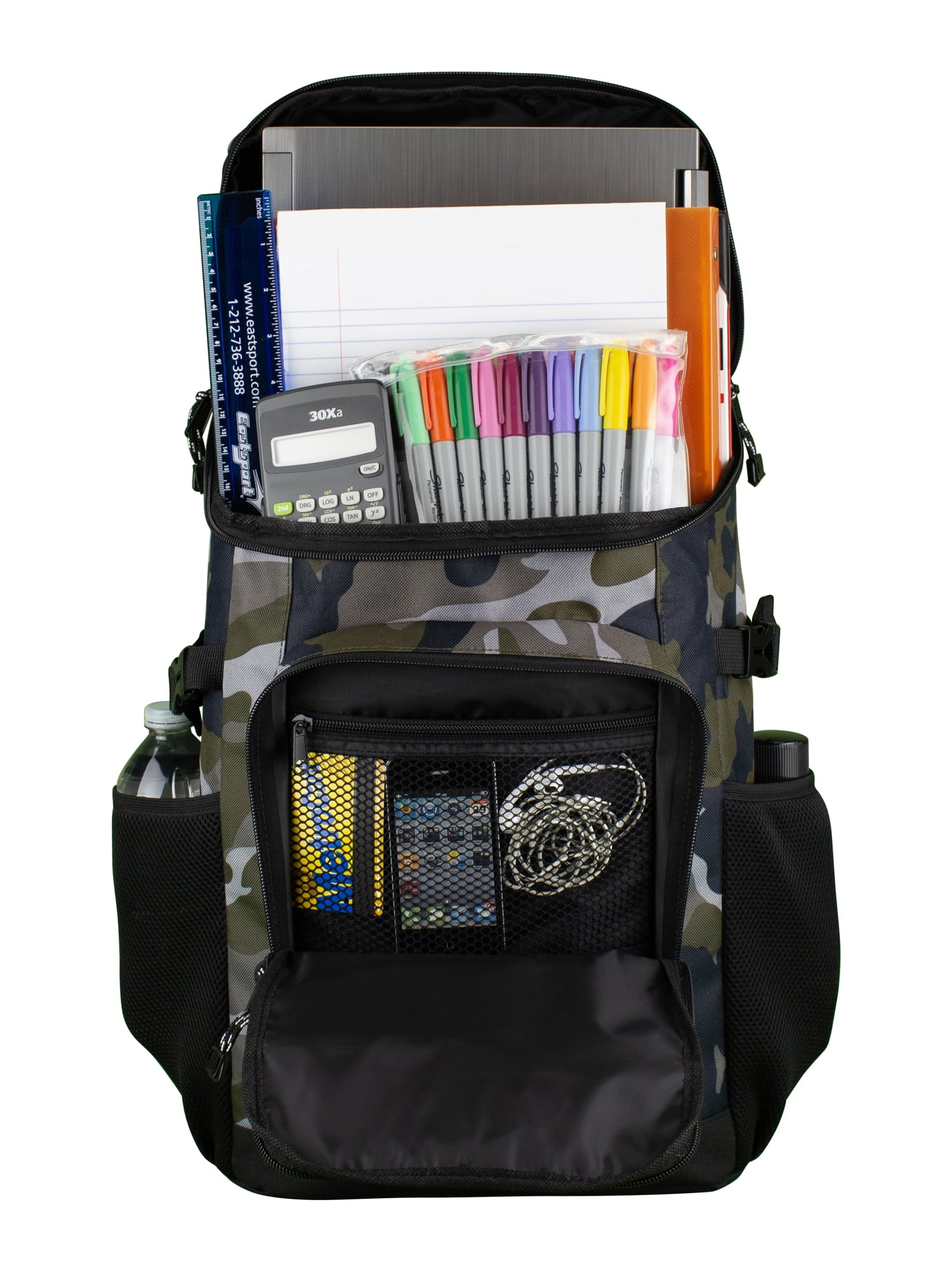 Eastsport Unisex 18" Victory Top Loader Backpack, Army Camo