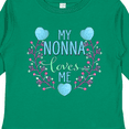 thumbnail image 4 of Inktastic My Nonna Loves Me with Flowers and Hearts Boys or Girls Long Sleeve Toddler T-Shirt, 4 of 5