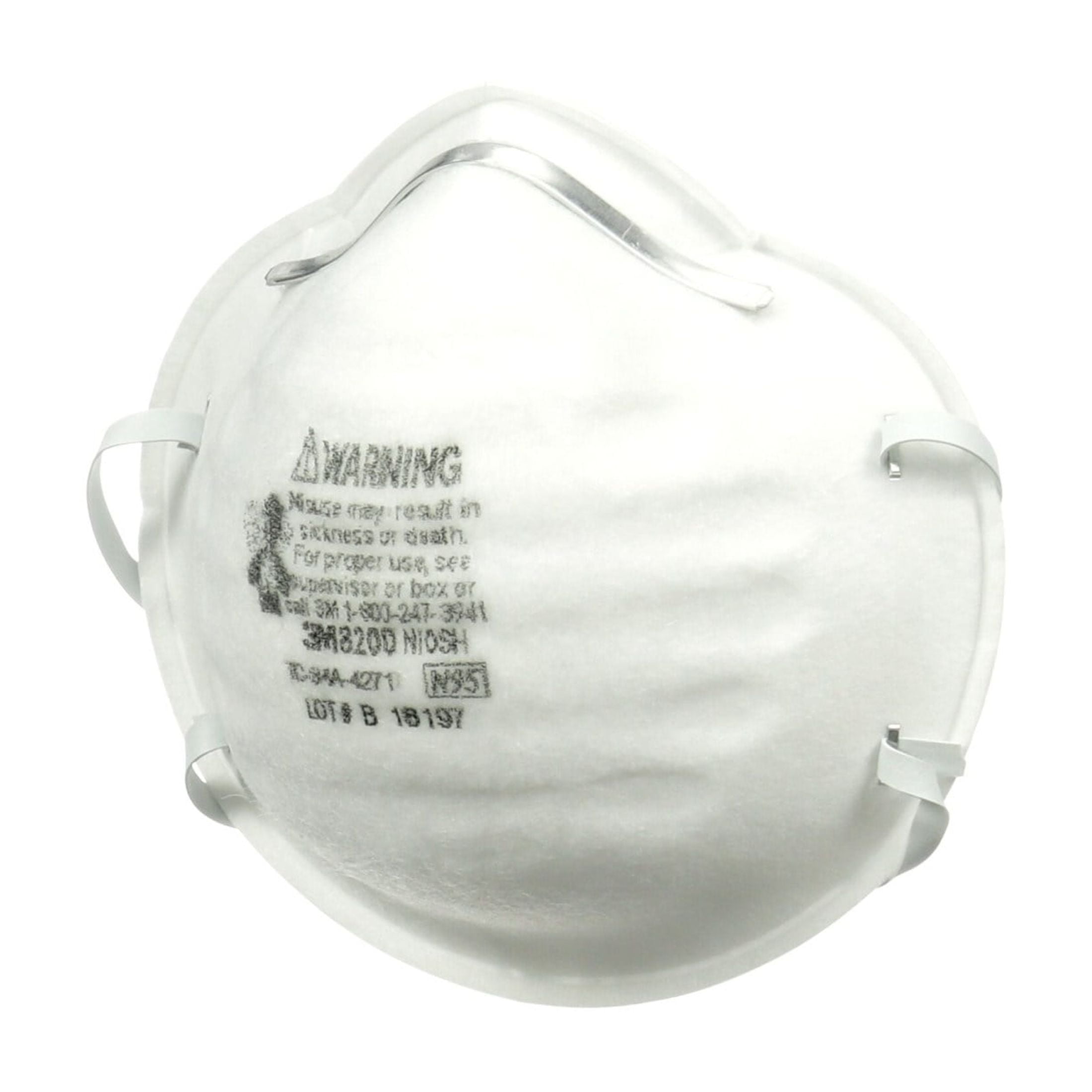 (2 pack) 3M 8200 Lawn and Garden Respirator,  N95, 2 per Pack