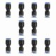 thumbnail image 1 of 10pcs Air Fittings Air Hose Pneumatic Plastic Push Connector Pneumatic Fittings Banmo, 1 of 3