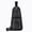 🍒 Black_Base#3979, variant on Mens Faux Leather Sling Bag Crossbody Chest Bag, Business Casual Shoulder Bag, Travel Work Daily Use, Adjustable Strap, Multi Pocket, Brown Black Khaki