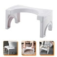 thumbnail image 4 of White Plastic Folding Toilet Stool for Home Use Comfortable Squatting Design Easy to Clean, 4 of 8