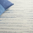 thumbnail image 6 of SAFAVIEH Abstract Greg Striped Wool Area Rug, Ivory/Dark Blue, 4' x 6', 6 of 11