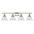 thumbnail image 3 of Innovations Lighting 916-4W-PN-G44 Cone 4 Light 38" Wide Vanity Light - Nickel, 3 of 5
