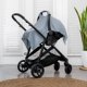 thumbnail image 2 of Cubierta para silla de auto para bebé Comfy Cubs, ligera, mezcla de bambú, 2 of 6