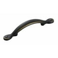 thumbnail image 6 of Amerock Inspirations 3 in (76 mm) Center-to-Center Caramel Bronze Cabinet Pull, 6 of 7