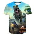 thumbnail image 1 of Verano niños Jurassic World Dominion camisetas niños nueva moda niños y niñas camisetas de manga corta camisetas Casual 1-14 años disfraces8T Gao Jinjia LED, 1 of 2