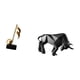 thumbnail image 5 of Escultura de , figura de escritorio, estatua de toro, adorno decorativo de resina, escultura ligera, ideal para regalar o decorar el ho, 5 of 8