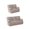 thumbnail image 4 of Ensemble de salon inclinable en peluche tissu chenille, 4 of 9