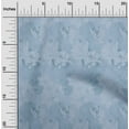 thumbnail image 1 of oneOone Cotton Poplin Grayish Blue Fabric Florals Quilting Supplies Print Sewing Fabric By The Yard 42 Inch Wide-PLT, 1 of 4