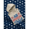 thumbnail image 3 of All American Dad Fireworks Hoodie Men -Image by Shutterstock, Male x-Large, 3 of 4