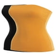 thumbnail image 1 of CHUANK Women‘s 2-Pack Basic Solid Stretchy Cotton Long Bandeau Tube Top, 1 of 5