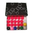 thumbnail image 2 of DYNWAVECA Ensemble de 22 Pcs Mini Balles de Billard Jeu de Table Intérieur Robuste Petites Balles de Piscine pour Sport Récréatif Jeu de Récréation 32 mm, 2 of 7