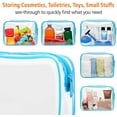 thumbnail image 5 of Clear Toiletry Bag, 3 Pack Toiletry Bag Quart Size Bag, Travel Makeup Cosmetic Bag for Women Men, Carry on Airport Airline Compliant Bag, 5 of 7