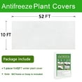 thumbnail image 4 of Antifreeze Floating Row Cover 10' × 52' Non-woven Fabric Plant Cover Greenhouse Frost Protection, 4 of 11