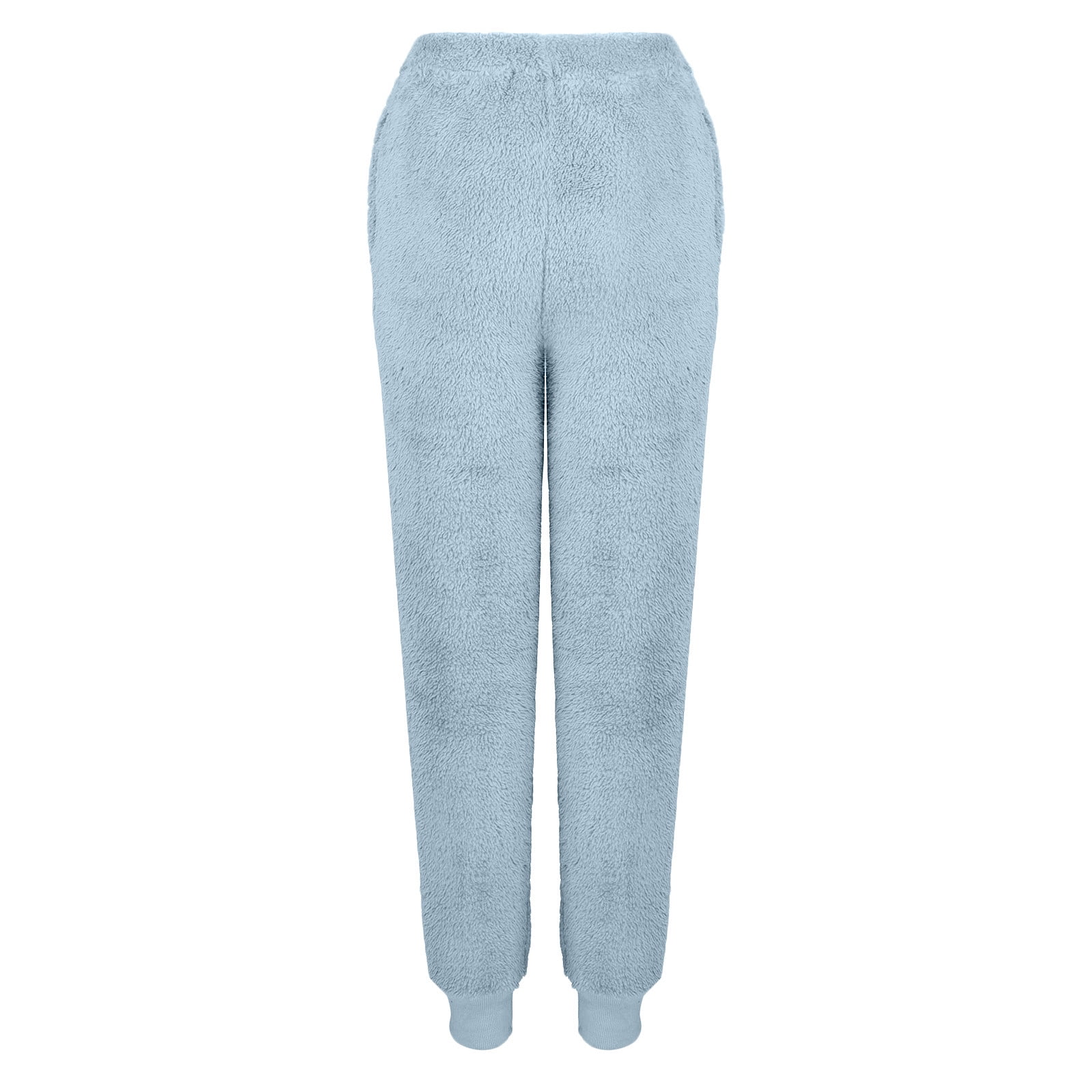 2 Pack Womens Soft Plush Fleece Pajama Pants, Pattern 41-48 
