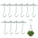 thumbnail image 5 of Eigraketly Pasadores plegables con resorte de ala de 10 piezas para un fácil manejo y almacenamiento juego de ganchos de techo para plantas Herramientas y ferretería, 5 of 6
