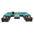 thumbnail image 2 of TK Classics Belle Wicker 12 Piece Patio Conversation Set with 2 Sets of Cushion Covers, 2 of 2