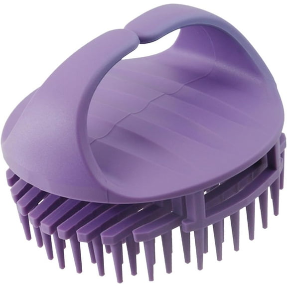Hair Shampoo Brush, Hair Scrubber, Scalp Brush for Hair Growth, Hair Detangler, Hair Care, Scalp massage,Hair Cleaning Brush for All Hair Types, Deep Violet