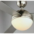thumbnail image 3 of 88802SN Maxim Lighting Cupola - 52 Inch 3 Blade Ceiling Fan with Light Kit-Satin Nickel Finish-E26 Medium Lamp Base Type, 3 of 5