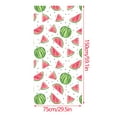 thumbnail image 3 of dinapents 75x150cm Quick-Dry Microfiber Beach Towel & Sand-Resistant Blanket with Summer Watermelon Print, Lightweight for Pool Yoga Travel Outdoor Activities, 3 of 7