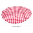 thumbnail image 5 of WEAVILUX Circle Table Cloth Red PVC 1Pcs For Elegant Style, 5 of 8
