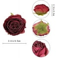 thumbnail image 7 of 25 Pieces Artificial Flower Roses Artificial Roses Artificial Interior Dried Flower Bouquets Wedding Outdoor Party, 7 of 7