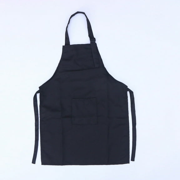 LOLIPPYY Set of 3 Boys Cooking Aprons for Kids, Black Polyester Kitchen Playwear