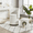 Beige, variant on Pawverly Modern Swivel Accent Chair with Built-In Storage Ottoman & Pet Bed, Soft Padded Vanity Seating for Bedroom Living Room Dining Area, Beige stripes