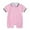 Pink, variant on Romper for Baby Toddler Rompers 18 24 Months Boys Girls Short Sleeve Solid Pullover Romper Gentleman Jumpsuit