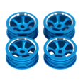 thumbnail image 2 of Juego de llantas de rueda de actualización de 0,8 "para WLtoys escala 1:28 todos los modelos P939 K979 K989 RC Car Azul perfke Llanta de rueda de coche azul RC, 2 of 4