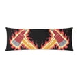 thumbnail image 1 of BSDHOME Flaming Axes Body Pillowcase Pillow Cover Pillow Protector Two Sides Printing 20x60 inch, 1 of 2