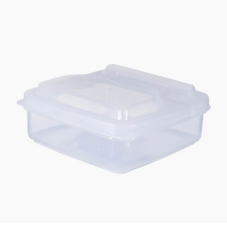 Meat Saver 2 Pack Bacon Storage Containers Fresh-keeping Box Cookie Holder Plastic with Lids for Refrigerators Freezer Lunch Box Food Storage