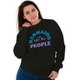 thumbnail image 5 of Mermaids are Better Than People Funny Women Crewneck Sweatshirt Brisco Brands X, 5 of 6