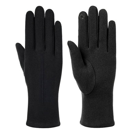 

Barhoo Disposable Gloves Clearance! Pair of Gloves Develvet Men s Winter Gloves Ladies Upgrade Touchs Screens Non Slip Silicone Elastic Cuffs Warm Soft Knit Linings..