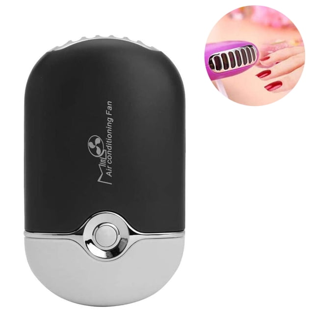 USB Mini Portable Fans Rechargeable Electric Bladeless Air Conditioning Refrigeration Blower Dryer Fan for Eyelash Extension