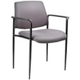 thumbnail image 1 of Boss Office Square Back Diamond Fabric Stackable Guest Chair in Gray, 1 of 5