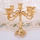 thumbnail image 2 of Soporte para velas de boda Zulema clásico dorado 1/3/5, 2 of 8