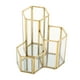 thumbnail image 3 of Soporte de cepillo de maquillaje hexagonal de almacenamiento Gloria Organizador de escritorio, 3 of 9