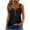 Black, variant on Diufon Tank Top for Women Loose Sleeveless Button V Neck Tops Solid Color Summer Casual Loose Tunics Shirts