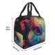 thumbnail image 3 of Disketp Colorful Patterned Rabbit for Insulated Lunch Bag for Women and Men, Perfect for Work, Hiking, Picnic, 3 of 8