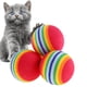 thumbnail image 5 of Wu Cat Toy Rainbow Ball Colorida Mascota 12 Bolas, 5 of 9