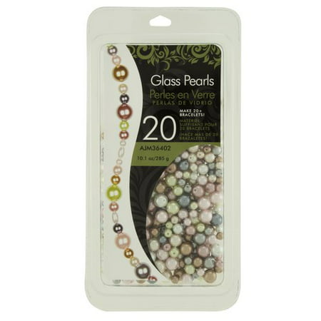 Cousin Glass Pearls Bead Assortment, 1 Each