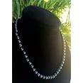 thumbnail image 3 of K-KED 8mm Elite Shungite Necklace Noble Shungite Bead Necklace Chain Karelia Reiki 20", 3 of 9
