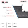 thumbnail image 2 of Batería RDSJ C31N1703 11.55 V 52 Wh para Asus Zenbook Flip, 2 of 7