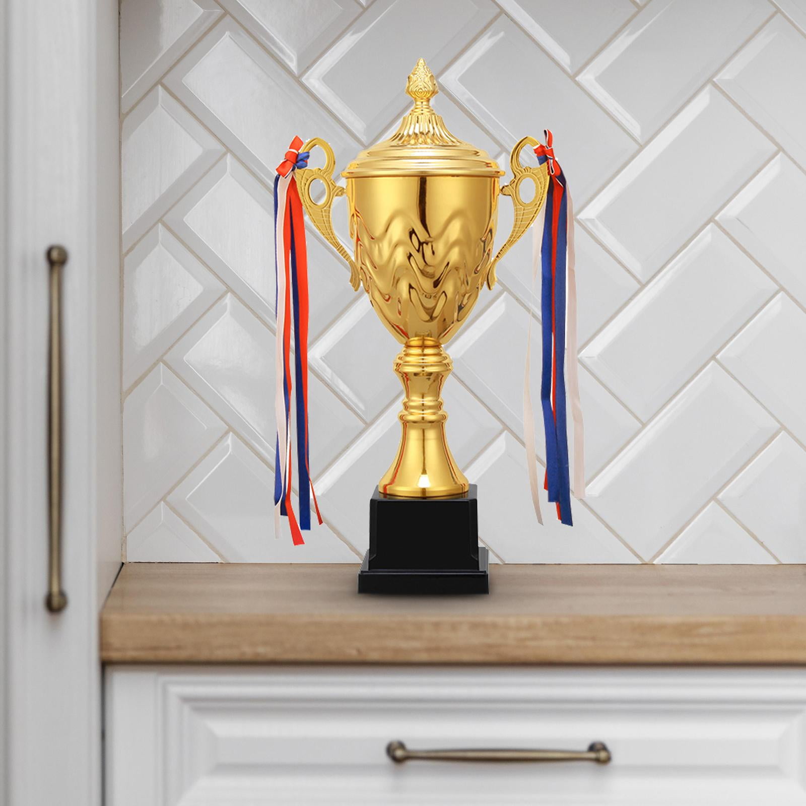 Award Trophy Metal Props Winning Trophies for Event Tournament Competition Height 38cm