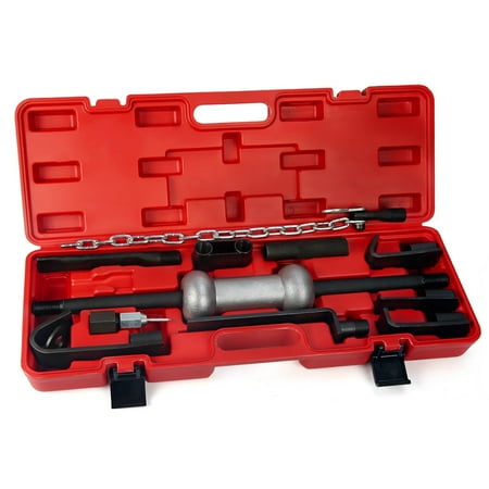 - 10LB Auto Body Repair Slide Hammer Dent Puller Tool Kit with Case, 13PC