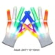 thumbnail image 4 of 1 par de guantes LED que brillan intensamente Guante luminoso para fiesta de Halloween de Navidad (adulto), 4 of 5